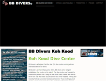 Tablet Screenshot of bbdivers-koh-kood.com